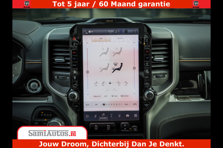 Dodge Ram 1500 Tungsten | De Meest Luxe Pick-Up op de Markt | 540 Pk 706 Nm | Exclusieve en Kracht | Comfortabele Dubbele Cabine met Royale 5 Zitplaatsen | BPM vrij | Nu Leverbaar uit Voorraad | Voorraad Nr 2321 - 8586