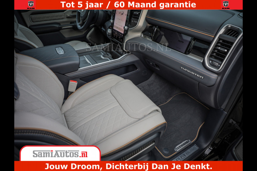 Dodge Ram 1500 Tungsten | De Meest Luxe Pick-Up op de Markt | 540 Pk 706 Nm | Exclusieve en Kracht | Comfortabele Dubbele Cabine met Royale 5 Zitplaatsen | BPM vrij | Nu Leverbaar uit Voorraad | Voorraad Nr 2321 - 8586