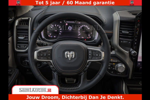Dodge Ram 1500 Tungsten | De Meest Luxe Pick-Up op de Markt | 540 Pk 706 Nm | Exclusieve en Kracht | Comfortabele Dubbele Cabine met Royale 5 Zitplaatsen | BPM vrij | Nu Leverbaar uit Voorraad | Voorraad Nr 2321 - 8586