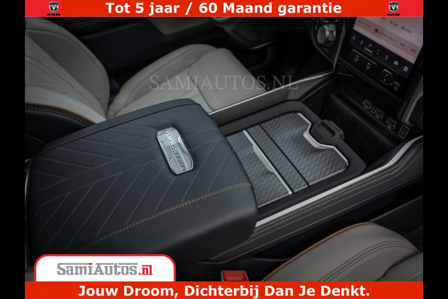 Dodge Ram 1500 Tungsten | De Meest Luxe Pick-Up op de Markt | 540 Pk 706 Nm | Exclusieve en Kracht | Comfortabele Dubbele Cabine met Royale 5 Zitplaatsen | BPM vrij | Nu Leverbaar uit Voorraad | Voorraad Nr 2321 - 8586