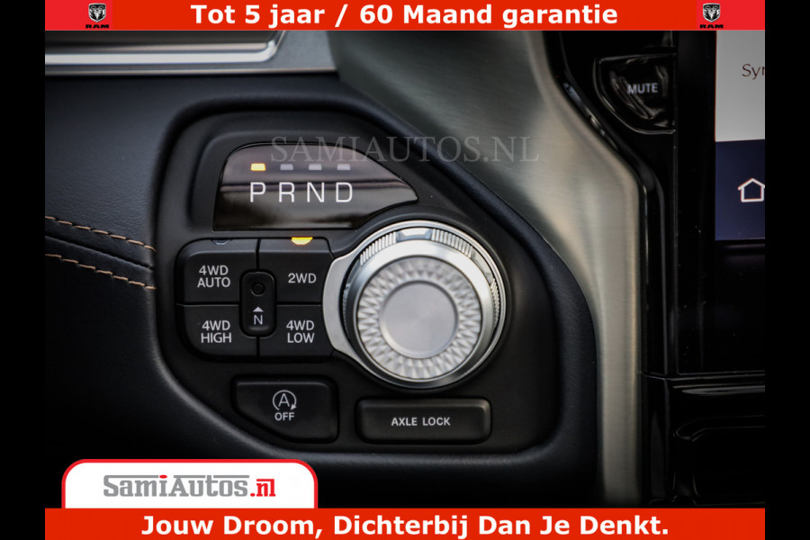 Dodge Ram 1500 Tungsten | De Meest Luxe Pick-Up op de Markt | 540 Pk 706 Nm | Exclusieve en Kracht | Comfortabele Dubbele Cabine met Royale 5 Zitplaatsen | BPM vrij | Nu Leverbaar uit Voorraad | Voorraad Nr 2321 - 8586
