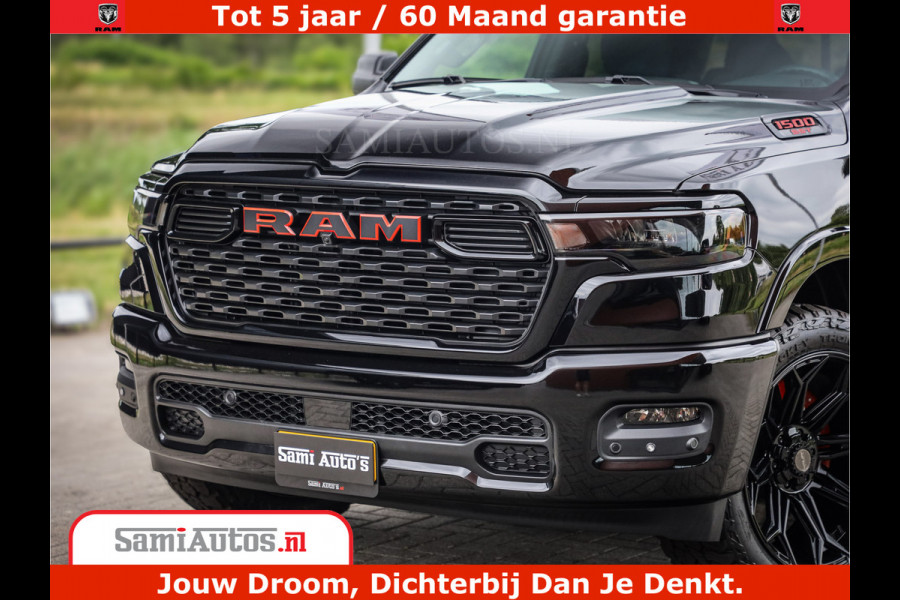 Dodge Ram TradesMan 6 Persoons Uitvoering | 420Pk 636Nm | Pick-Up | Comfortabele Dubbele Cabine met Royale 6 Zitplaatsen | BPM vrij | Nu Leverbaar uit Voorraad | Voorraad Nr 2217- 2911