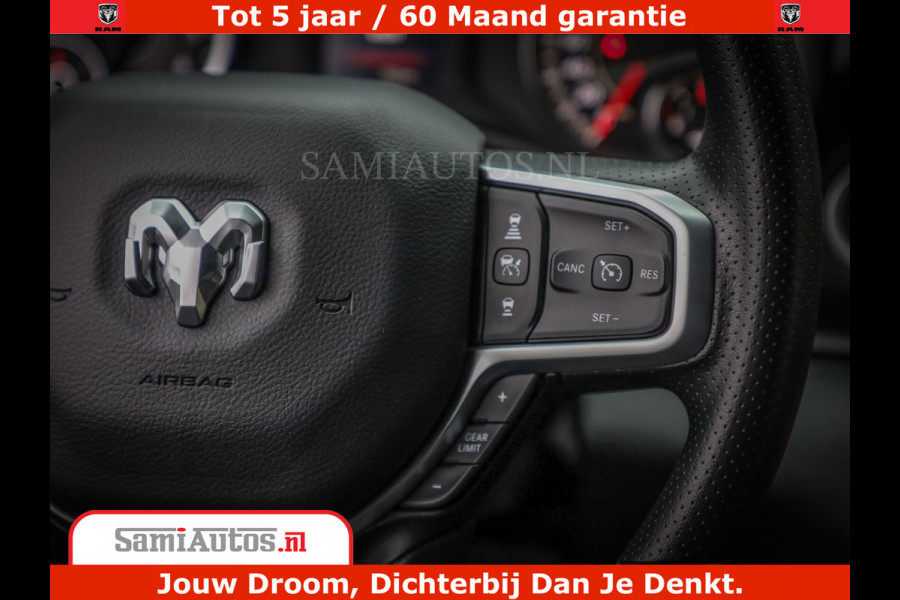 Dodge Ram TradesMan 6 Persoons Uitvoering | 420Pk 636Nm | Pick-Up | Comfortabele Dubbele Cabine met Royale 6 Zitplaatsen | BPM vrij | Nu Leverbaar uit Voorraad | Voorraad Nr 2217- 2911