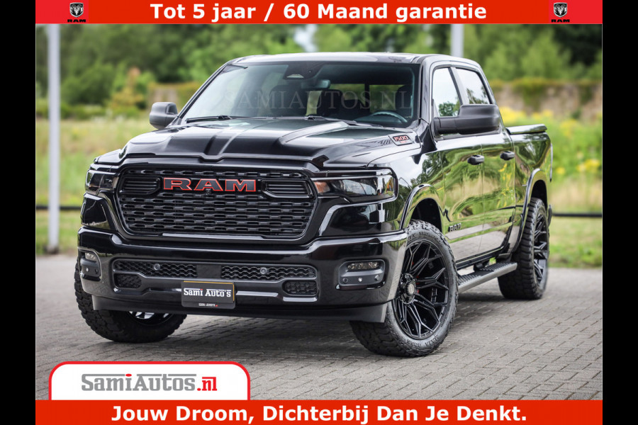 Dodge Ram TradesMan 6 Persoons Uitvoering | 420Pk 636Nm | Pick-Up | Comfortabele Dubbele Cabine met Royale 6 Zitplaatsen | BPM vrij | Nu Leverbaar uit Voorraad | Voorraad Nr 2217- 2911
