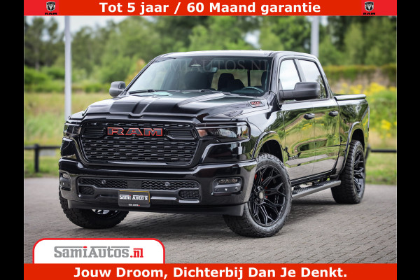 Dodge Ram TradesMan 6 Persoons Uitvoering | 420Pk 636Nm | Pick-Up | Comfortabele Dubbele Cabine met Royale 6 Zitplaatsen | BPM vrij | Nu Leverbaar uit Voorraad | Voorraad Nr 2217- 2911