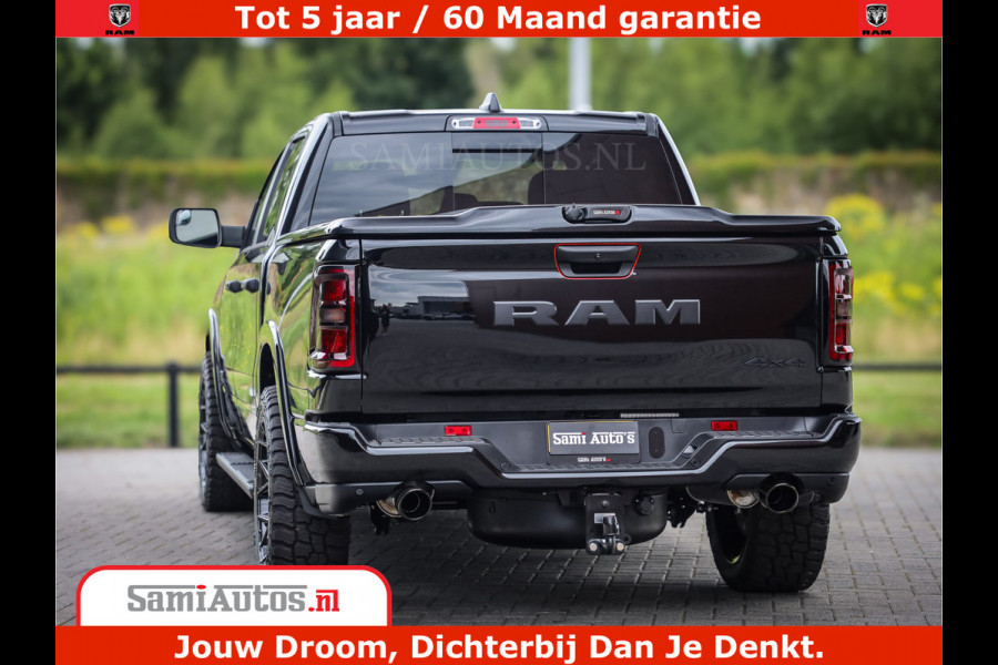 Dodge Ram TradesMan 6 Persoons Uitvoering | 420Pk 636Nm | Pick-Up | Comfortabele Dubbele Cabine met Royale 6 Zitplaatsen | BPM vrij | Nu Leverbaar uit Voorraad | Voorraad Nr 2217- 2911