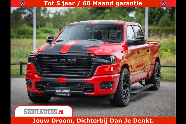 Dodge Ram 1500 Night Premium | RED DEVIL | Full Option | De Meest Luxe Pick-Up in zijn Klasse | Comfortabele Dubbele Cabine met Royale 5 Zitplaatsen | BPM vrij | Nu Leverbaar uit Voorraad | Voorraad Nr 2226 - 4993