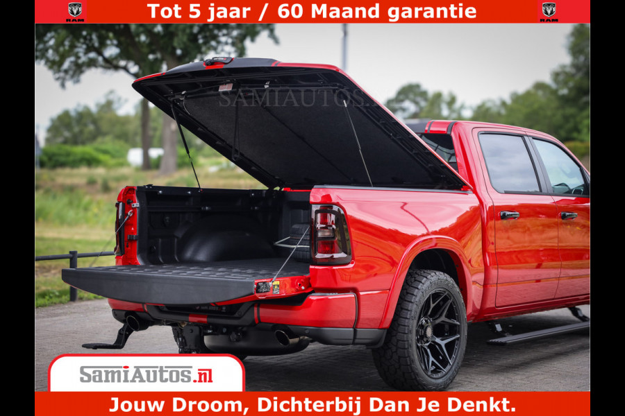Dodge Ram 1500 Night Premium | RED DEVIL | Full Option | De Meest Luxe Pick-Up in zijn Klasse | Comfortabele Dubbele Cabine met Royale 5 Zitplaatsen | BPM vrij | Nu Leverbaar uit Voorraad | Voorraad Nr 2226 - 4993