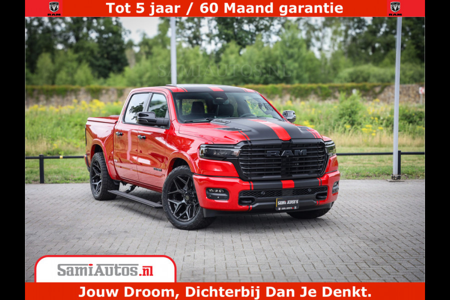 Dodge Ram 1500 Night Premium | RED DEVIL | Full Option | De Meest Luxe Pick-Up in zijn Klasse | Comfortabele Dubbele Cabine met Royale 5 Zitplaatsen | BPM vrij | Nu Leverbaar uit Voorraad | Voorraad Nr 2226 - 4993