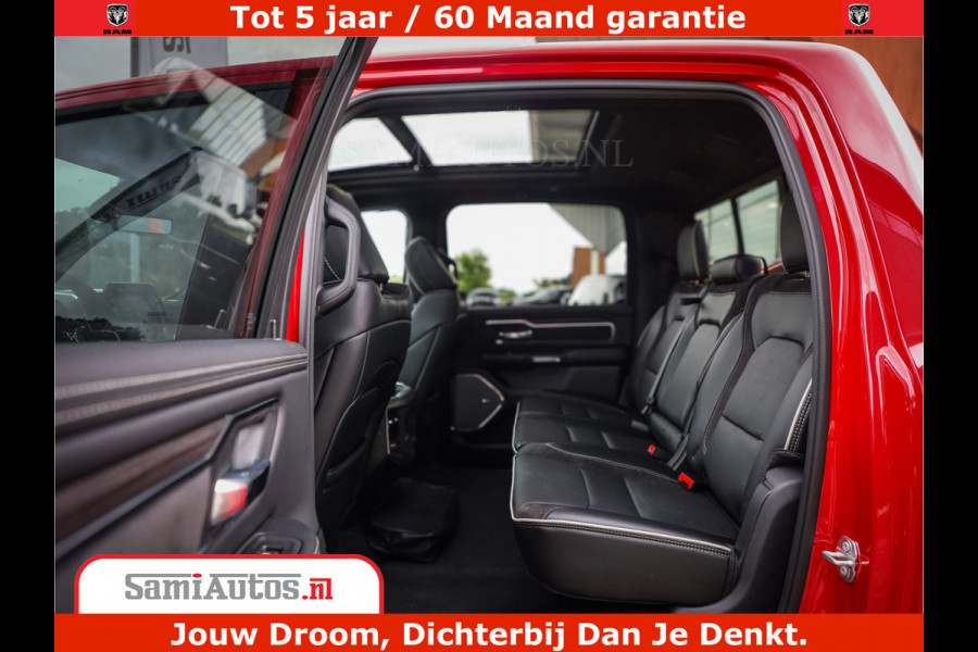 Dodge Ram 1500 Night Premium | RED DEVIL | Full Option | De Meest Luxe Pick-Up in zijn Klasse | Comfortabele Dubbele Cabine met Royale 5 Zitplaatsen | BPM vrij | Nu Leverbaar uit Voorraad | Voorraad Nr 2226 - 4993