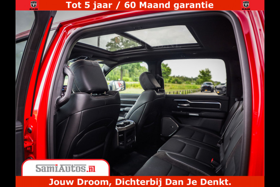 Dodge Ram 1500 Night Premium | RED DEVIL | Full Option | De Meest Luxe Pick-Up in zijn Klasse | Comfortabele Dubbele Cabine met Royale 5 Zitplaatsen | BPM vrij | Nu Leverbaar uit Voorraad | Voorraad Nr 2226 - 4993