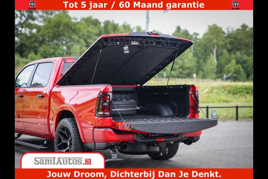 Dodge Ram 1500 Night Premium | RED DEVIL | Full Option | De Meest Luxe Pick-Up in zijn Klasse | Comfortabele Dubbele Cabine met Royale 5 Zitplaatsen | BPM vrij | Nu Leverbaar uit Voorraad | Voorraad Nr 2226 - 4993