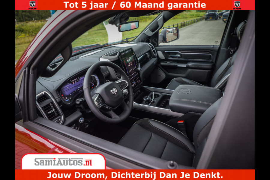 Dodge Ram 1500 Night Premium | RED DEVIL | Full Option | De Meest Luxe Pick-Up in zijn Klasse | Comfortabele Dubbele Cabine met Royale 5 Zitplaatsen | BPM vrij | Nu Leverbaar uit Voorraad | Voorraad Nr 2226 - 4993