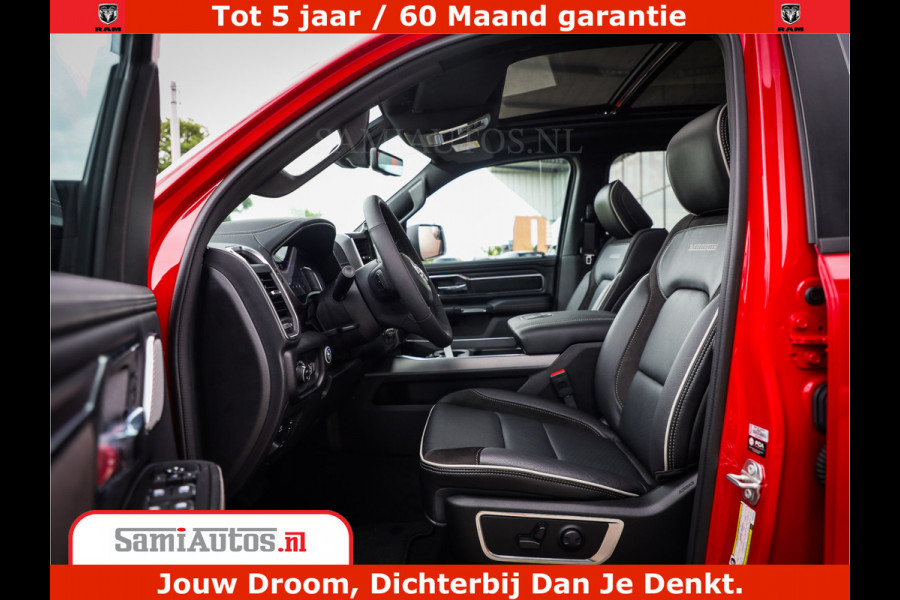 Dodge Ram 1500 Night Premium | RED DEVIL | Full Option | De Meest Luxe Pick-Up in zijn Klasse | Comfortabele Dubbele Cabine met Royale 5 Zitplaatsen | BPM vrij | Nu Leverbaar uit Voorraad | Voorraad Nr 2226 - 4993
