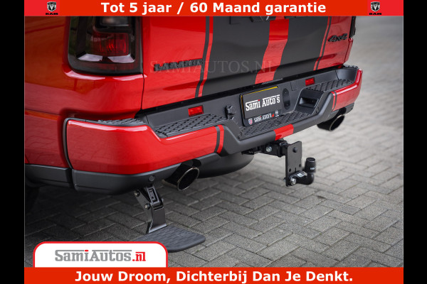 Dodge Ram 1500 Night Premium | RED DEVIL | Full Option | De Meest Luxe Pick-Up in zijn Klasse | Comfortabele Dubbele Cabine met Royale 5 Zitplaatsen | BPM vrij | Nu Leverbaar uit Voorraad | Voorraad Nr 2226 - 4993
