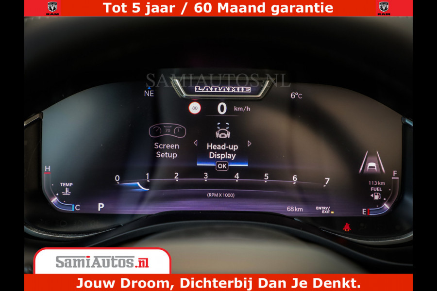Dodge Ram 1500 Night Premium | RED DEVIL | Full Option | De Meest Luxe Pick-Up in zijn Klasse | Comfortabele Dubbele Cabine met Royale 5 Zitplaatsen | BPM vrij | Nu Leverbaar uit Voorraad | Voorraad Nr 2226 - 4993