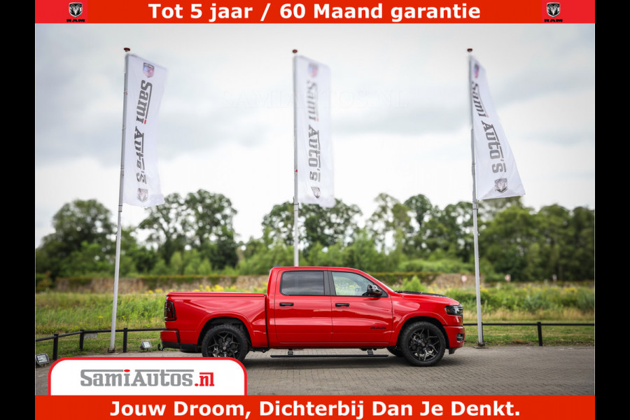 Dodge Ram 1500 Night Premium | RED DEVIL | Full Option | De Meest Luxe Pick-Up in zijn Klasse | Comfortabele Dubbele Cabine met Royale 5 Zitplaatsen | BPM vrij | Nu Leverbaar uit Voorraad | Voorraad Nr 2226 - 4993