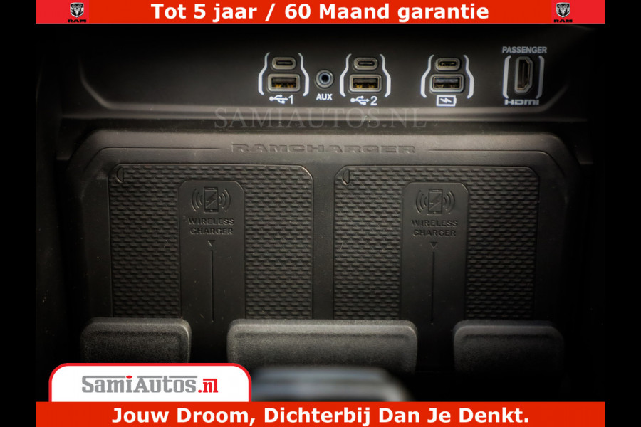 Dodge Ram 1500 Night Premium | RED DEVIL | Full Option | De Meest Luxe Pick-Up in zijn Klasse | Comfortabele Dubbele Cabine met Royale 5 Zitplaatsen | BPM vrij | Nu Leverbaar uit Voorraad | Voorraad Nr 2226 - 4993
