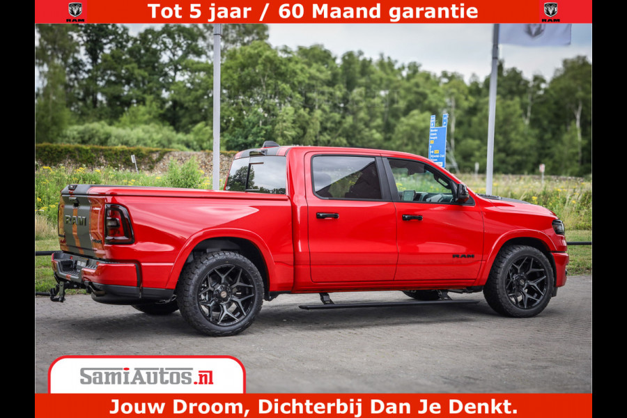 Dodge Ram 1500 Night Premium | RED DEVIL | Full Option | De Meest Luxe Pick-Up in zijn Klasse | Comfortabele Dubbele Cabine met Royale 5 Zitplaatsen | BPM vrij | Nu Leverbaar uit Voorraad | Voorraad Nr 2226 - 4993