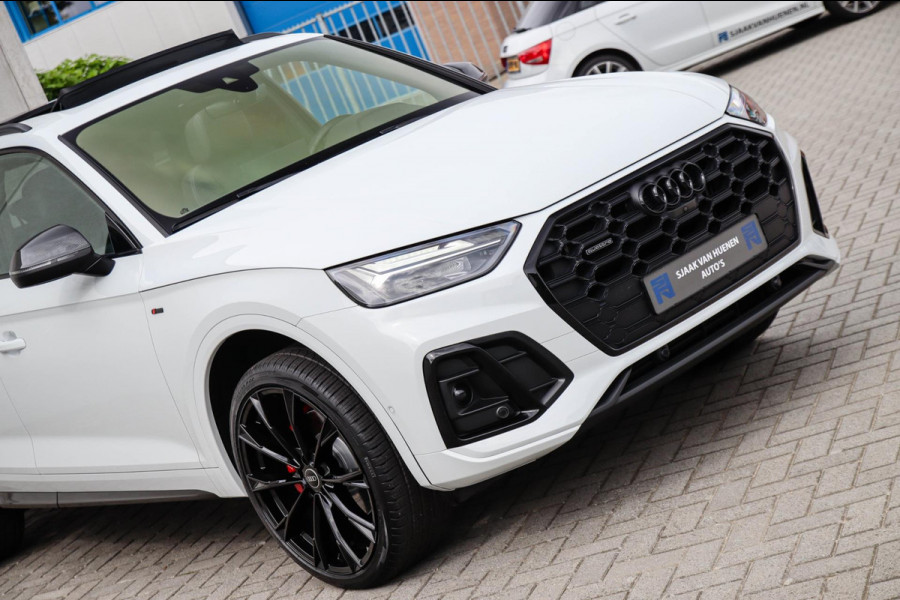 Audi Q5 50TFSI e Quattro Competition Pro Line S S-Line 299pk Automaat! 1e|Panoramadak|Virtual Cockpit|LED Matrix|360 Camera|Black
