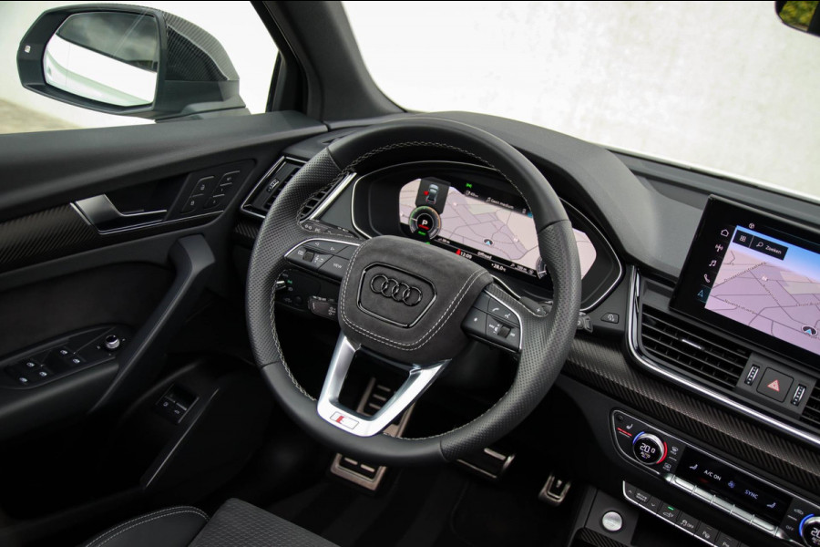 Audi Q5 50TFSI e Quattro Competition Pro Line S S-Line 299pk Automaat! 1e|Panoramadak|Virtual Cockpit|LED Matrix|360 Camera|Black