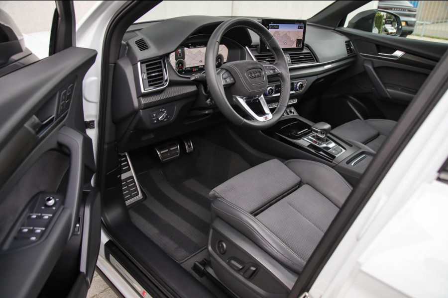 Audi Q5 50TFSI e Quattro Competition Pro Line S S-Line 299pk Automaat! 1e|Panoramadak|Virtual Cockpit|LED Matrix|360 Camera|Black
