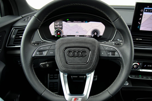 Audi Q5 50TFSI e Quattro Competition Pro Line S S-Line 299pk Automaat! 1e|Panoramadak|Virtual Cockpit|LED Matrix|360 Camera|Black