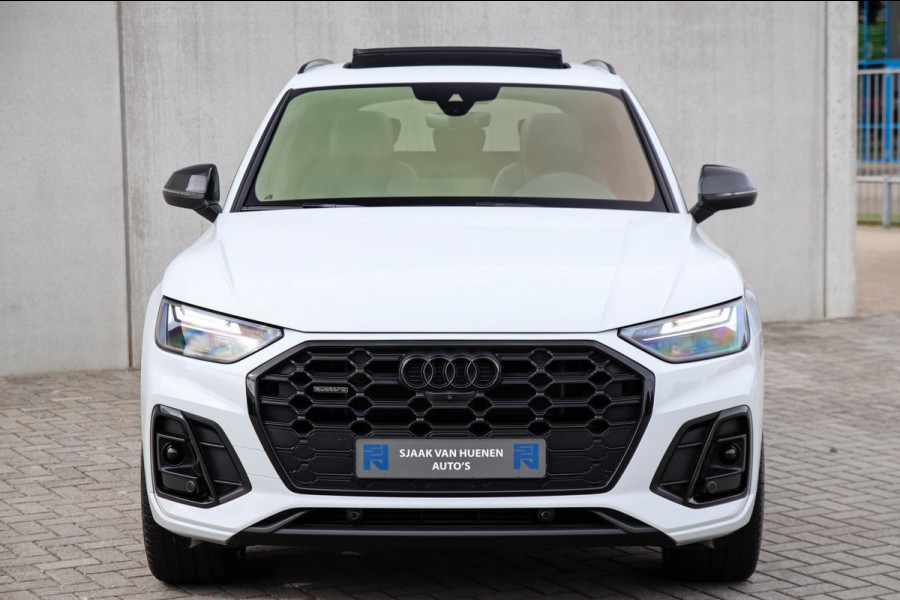 Audi Q5 50TFSI e Quattro Competition Pro Line S S-Line 299pk Automaat! 1e|Panoramadak|Virtual Cockpit|LED Matrix|360 Camera|Black