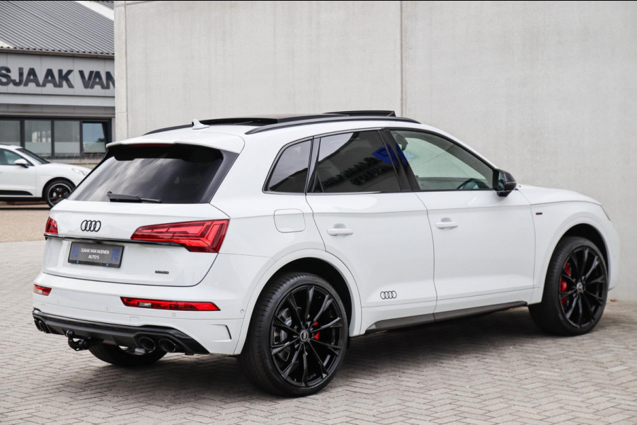 Audi Q5 50TFSI e Quattro Competition Pro Line S S-Line 299pk Automaat! 1e|Panoramadak|Virtual Cockpit|LED Matrix|360 Camera|Black
