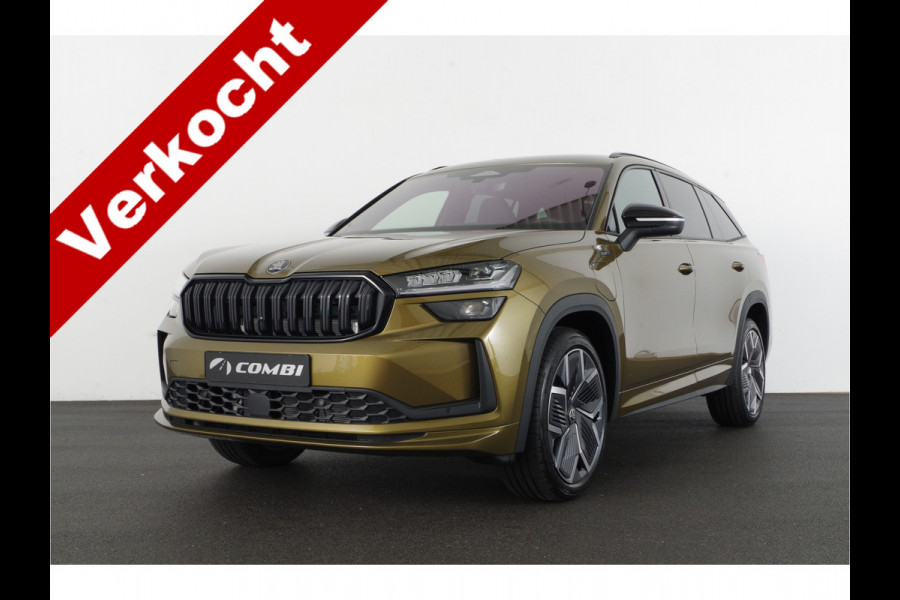 Škoda Kodiaq 1.5 TSI PHEV Sportline Business > Trekhaak | 20 inch | Winter-pakket | Bronx Gold Metallic Lease ook mogelijk!