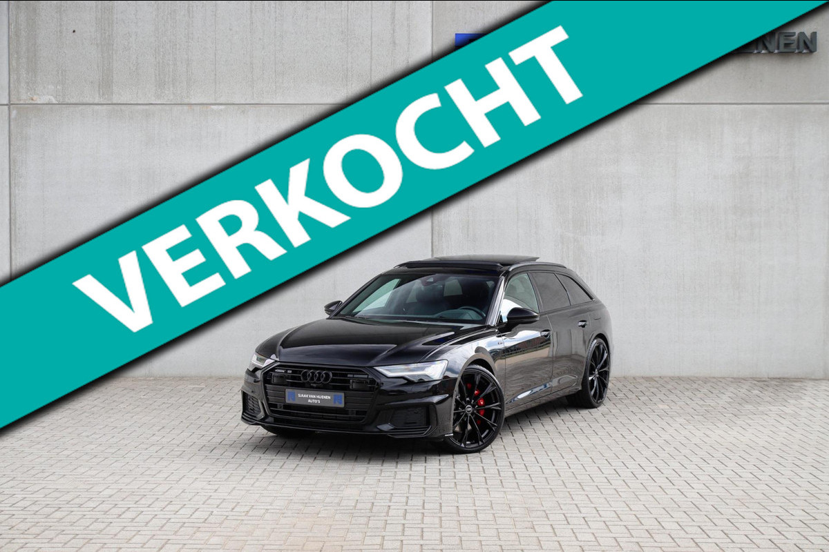 Audi A6 Avant 55 TFSI e Quattro Competition S line Edition 367pk Automaat|Panoramadak|Virtual Cockpit|Leder+Memory|HD Matrix|Black Audi A6 Avant 55 TFSI e Quattro Competition S line Edition 367pk Automaat|Panoramadak|Virtual Cockpit|Leder+Memory|HD Matrix|Black