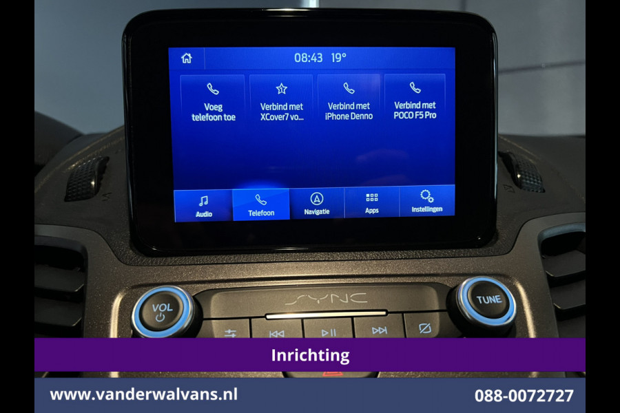 Ford Transit Connect 1.5 EcoBlue 101pk L2H1 Inrichting Euro6 Airco | Camera | Navigatie | Android Auto | Verwarmde voorruit Parkeersensoren