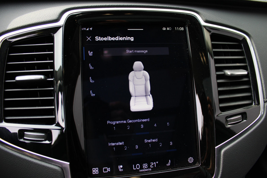 Volvo XC90 2.0 T8 Recharge AWD Ultra Dark | Luchtvering | B&W | Trekhaak | Panoramadak | Massage | Full Options