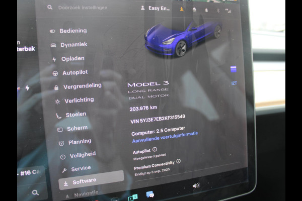 Tesla Model 3 Long Range AWD 75 kWh | SOH 87.7 % | TREKHAAK | 12 MAANDEN BOVAG GARANTIE |