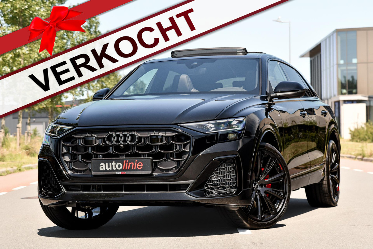 Audi Q8 60 TFSI e quattro Pro Line S Competition. RS Zetels, 4W sturing, Softclose, Pano, Laser, B&O, 360 3D, Trekh, Keyless, 23"! Audi Q8 60 TFSI e quattro Pro Line S Competition. RS Zetels, 4W sturing, Softclose, Pano, Laser, B&O, 360 3D, Trekh, Keyless, 23"!