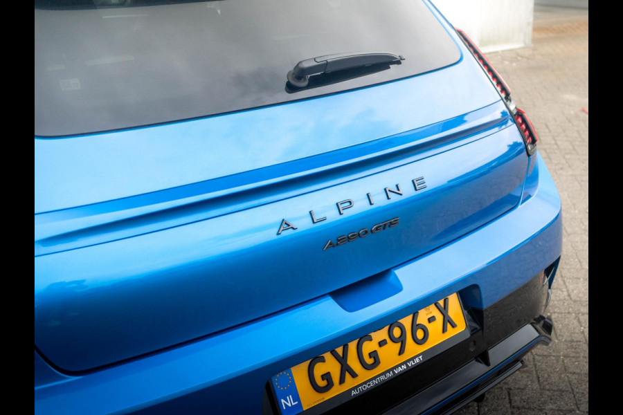 ALPINE A290 GTS 52 kWh 220 PK l High-fidelity audiosysteem Devialet® & Alpine Drive  Sound - 9 luidsprekers waarvan één subwoofer l Stoel / Stuurwielverwarming l Bleu Alpine two tone