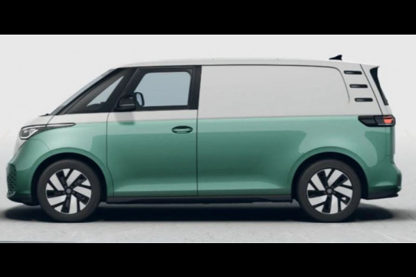 Volkswagen ID. Buzz Cargo Anniversary Edition 79 kWh 210kW 286PK Two Tone Wit/Mintgroen wordt verwacht