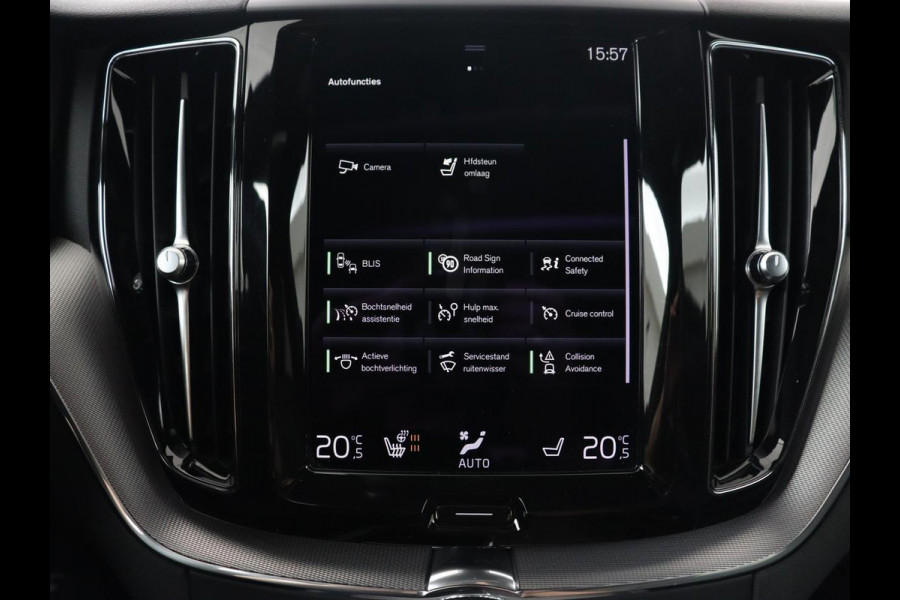 Volvo XC60 2.0 Recharge T6 AWD R-Design | Panoramadak | Stoel & stuurverwarming | Adaptive cruise | Camera | BLIS | Carplay | Half leder | Navigatie | 21'' lichtmetalen velgen | PHEV | Plug In