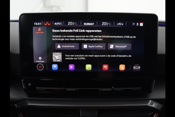 CUPRA Leon 1.4 e-Hybrid VZ | 245pk | Stoel & stuurverwarming | Carplay | Camera | Adaptive cruise | Keyless | Park Assist | Sfeerverlichting | Full LED | Navigatie | Sportstoelen | PHEV | Plug In