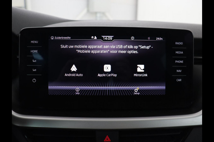 Škoda Kamiq 1.0 TSI Sport | Stoelverwarming | Virtual Cockpit | Camera | Adaptive cruise | Trekhaak | Verwarmde voorruit | Keyless | Full LED | Carplay | Navigatie