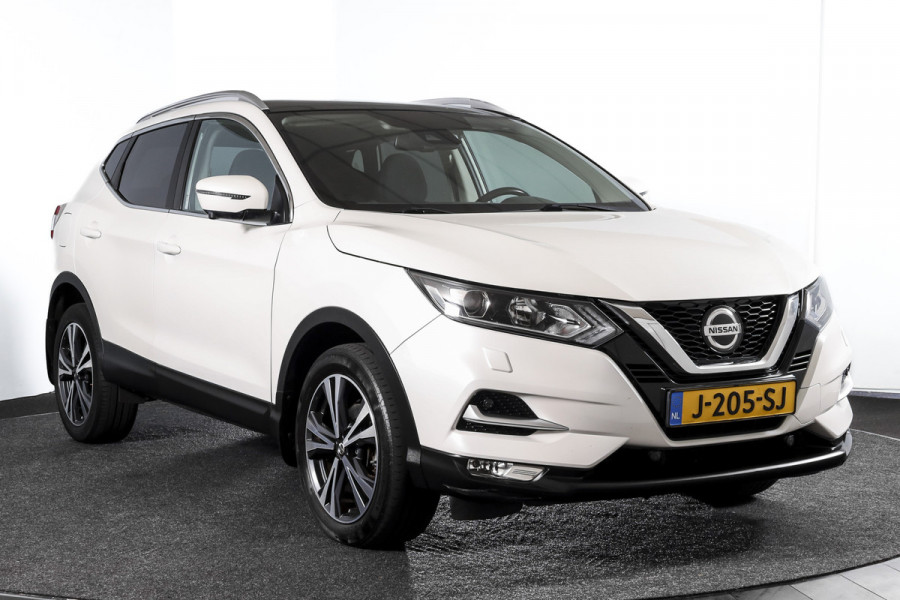 Nissan QASHQAI 1.3 DIG-T N-Connecta 160 PK - Automaat | Pano | Trekhaak | Cruise | Stoelverw. | PDC | 360 Camera | NAV + App. Connect | ECC | DAB |LM 18" |