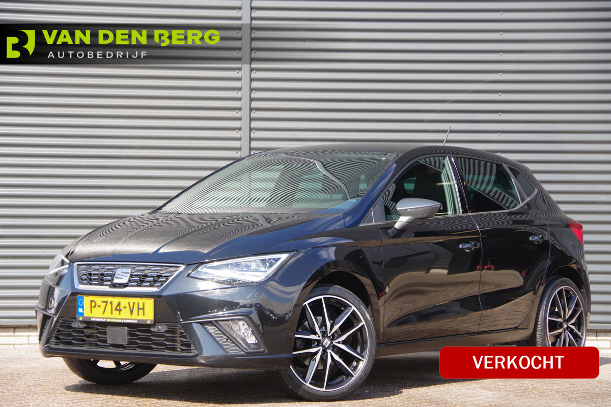 Seat Ibiza 1.0 TSI FR BI Xcellence AUT. LEDER/ALCANTARA, LED, ADAPT. CRUISE, CAMERA, CARPLAY, CLIMA, STOELVERWARMING Seat Ibiza 1.0 TSI FR BI Xcellence AUT. LEDER/ALCANTARA, LED, ADAPT. CRUISE, CAMERA, CARPLAY, CLIMA, STOELVERWARMING