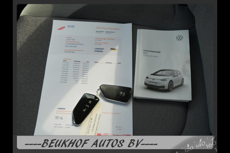 Volkswagen ID.3 First Plus 58 kWh Carplay Navi Cruise Camera