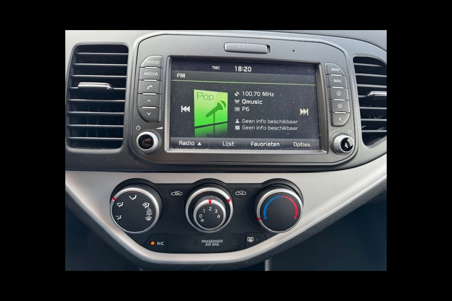 Kia Picanto 1.0 CVVT 5deurs EconomyPlusLine 89.000km 1e Eigenaar Airco,Navigatie,Camera