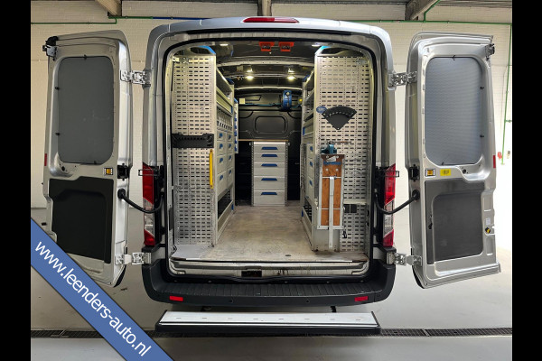 Ford Transit Sortimo inrichting 350 2.0 TDCI 130pk euro6 L2H2 Trend 3Persoons Servicewagen Grijs Metallic RIJKLAARPRIJS!