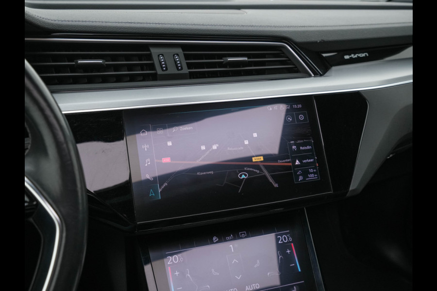 Audi e-tron 55 Quattro Advanced 95 kWh [ 3-Fase ] (INCL-BTW) Aut.*PANO | DESIGN-LEATHER | FULL-LED | BANG&OLUFSEN-AUDIO | ADAPTIVE-CRUISE | MEMORY-PACK | BLIND-SPOT | TOP-VIEW | KEYLESS | HEATED-SPORTSEATS | TOWBAR | 21''ALU*