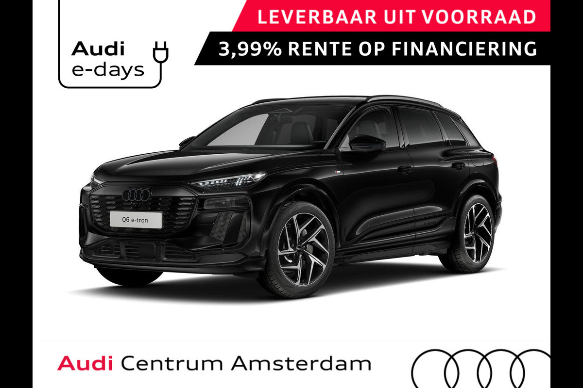 Audi Q6 e-tron Launch edition e-tron perf 100Kwh 225 kW / 306 PK S-edition | Pano| Head-up display | B&O | Adaptive cruise control | Luchtvering | S-sportstoelen Audi Q6 e-tron Launch edition e-tron perf 100Kwh 225 kW / 306 PK S-edition | Pano| Head-up display | B&O | Adaptive cruise control | Luchtvering | S-sportstoelen
