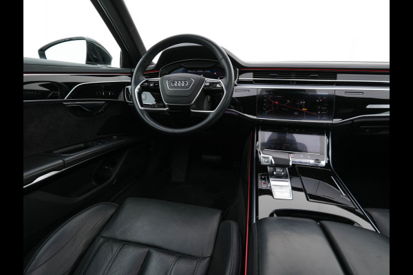 Audi A8 60 TFSI-E Quattro Lang Pro Line Plus (INCL-BTW) *PANO | LUXURY-LEATHER | MATRIX-LED | ADAPTIVE-CRUISE | BLIND-SPOT | SOFT-CLOSE | BANG&OLUFSEN | TOP-VIEW | MEMORY-PACK | MASSAGE | KEYLESS | DIGI-COCKPIT | NAVI-FULLMAP | 20''ALU