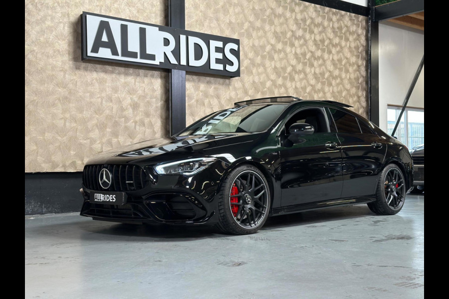 Mercedes-Benz CLA-Klasse AMG 45 S 4MATIC+ | Stoelverkoeling | pano | burmester | kuipstoelen | keyless