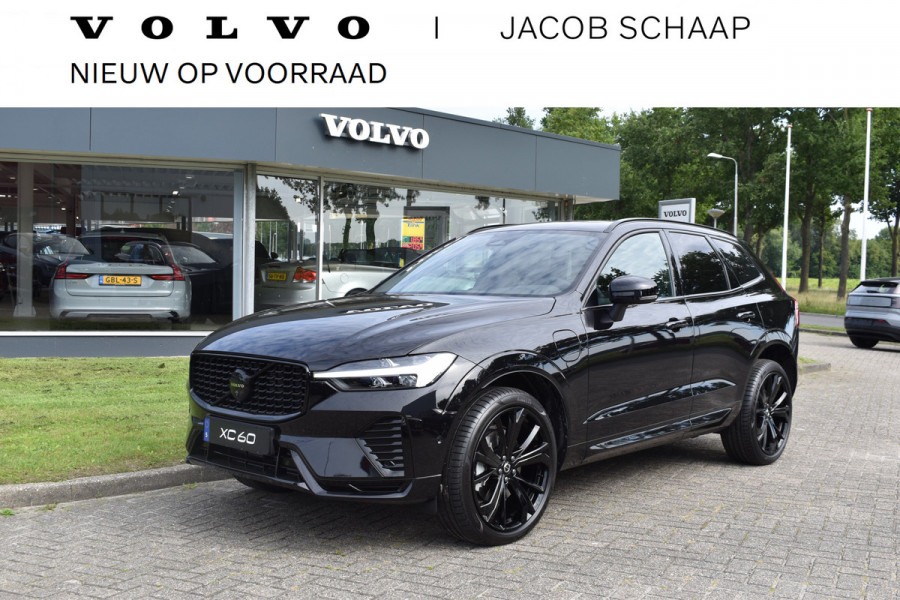 Volvo XC60 T6 350PK Plug-in hybrid AWD Plus Black Edition | 4000.- voorraadkorting| Panodak | H&K | 360 Camera | 21"LMV | ACC